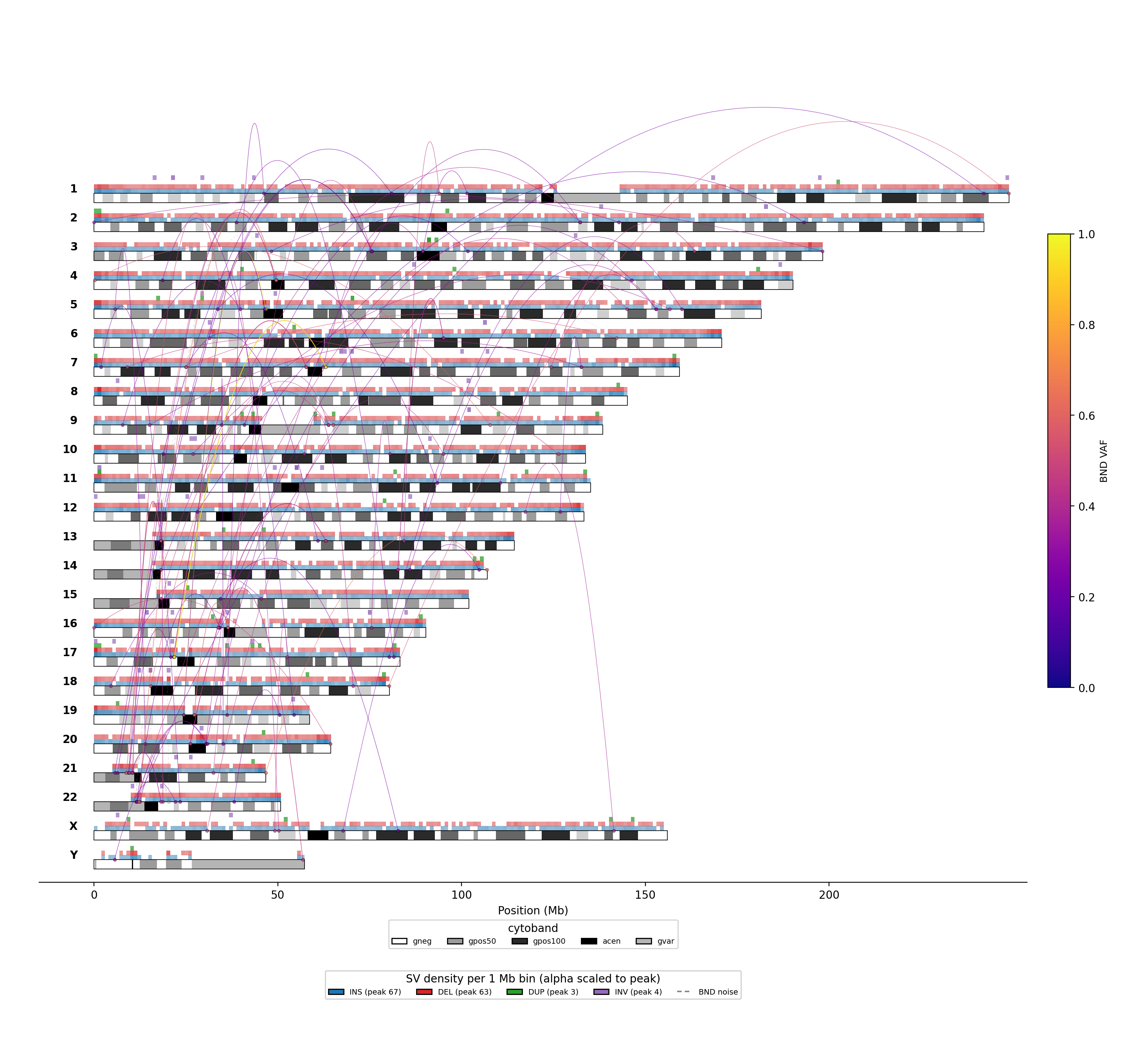 SV linear plot